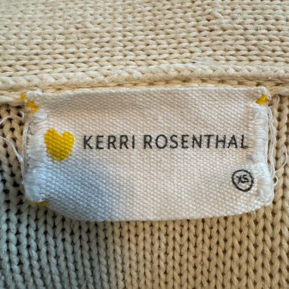 Kerri Rosenthal Cardigan Drippy heart shawl cardi XS - Picture 9 of 10